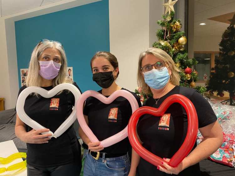 Retour sur le goûter de Noël qui s&rsquo;est déroulé à l&rsquo;Institut Gustave Roussy(Villejuif)