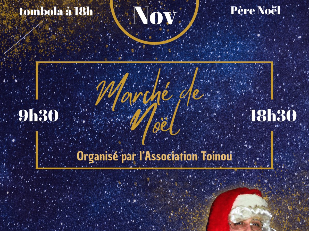 Marché de Noël 2023 dimanche 26&nbsp;novembre