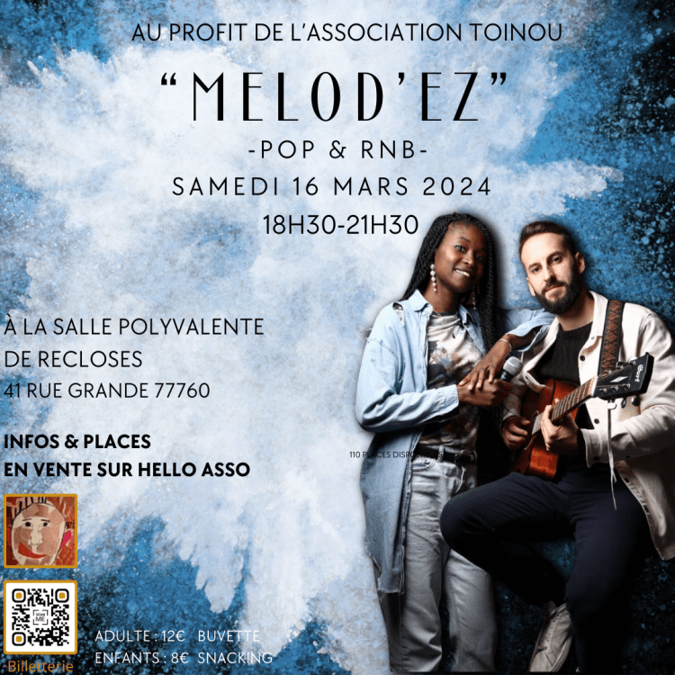 CONCERT MELOD&rsquo;EZ         SAMEDI 16&nbsp;MARS