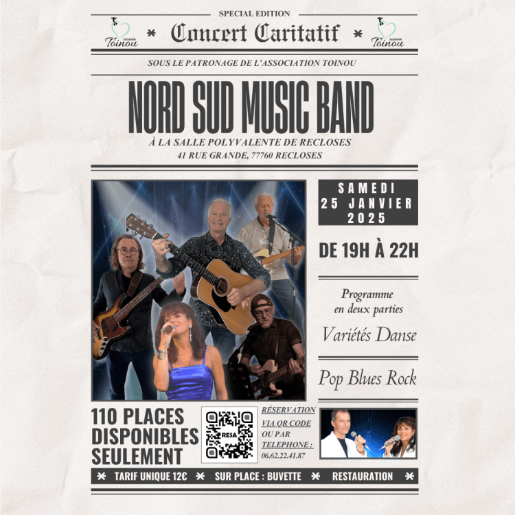 Concert Caritatif                              &laquo;&nbsp;NORD SUD MUSIC BAND&nbsp;&raquo;